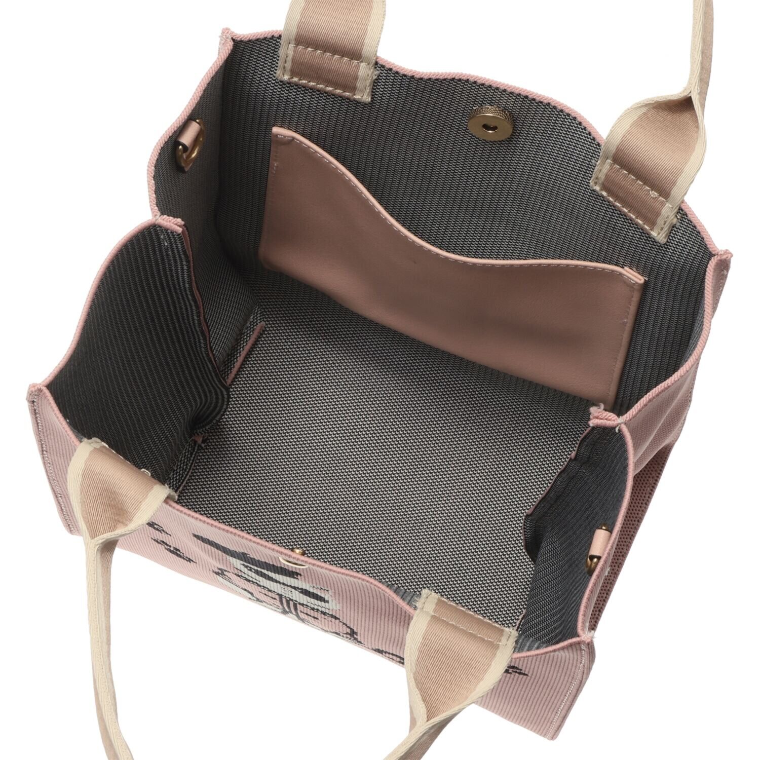 ラルジュ サングラスネコ ２ウェイ ニット ショルダートートバッグ