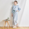 ナルエー コットンブレンド シャーリングダブルガーゼ パジャマ