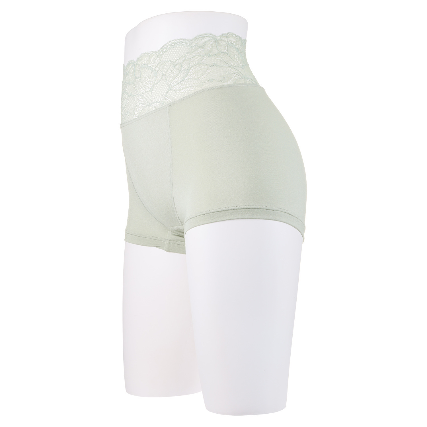 エレーヌ 抗菌防臭 シルキースムース レースアクセント 深ばきショーツ３枚セット