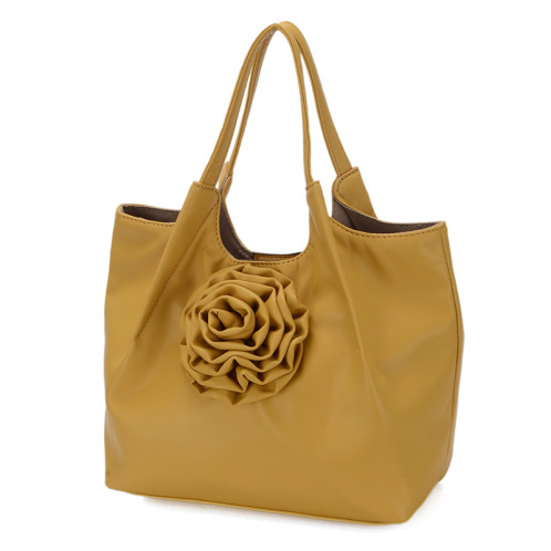 ラルジュ お花モティーフ トートバッグ