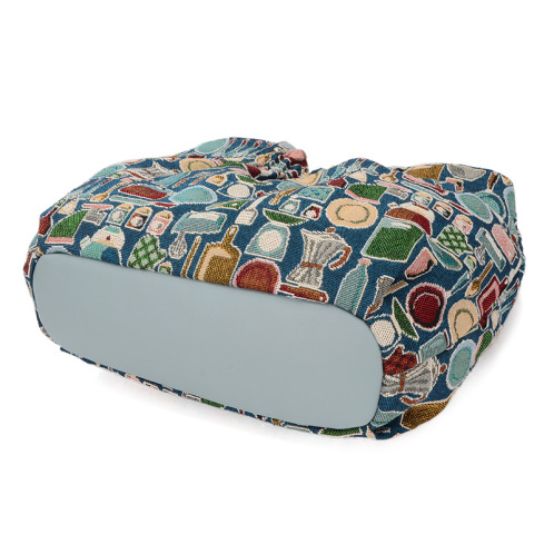 ラルジュ カトラリー柄 ゴブラントートバッグ