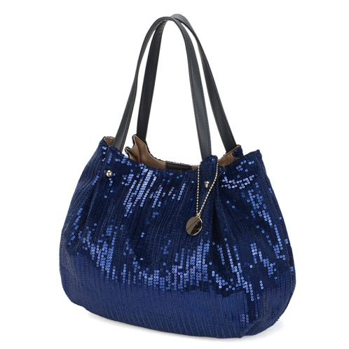 ラルジュ キラキラスパンコール ハンドバッグ