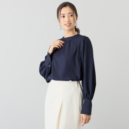 美ｓｕｓａｂｉ ストレッチツイル 前後２ウェイ バルーンスリーブ ブラウス