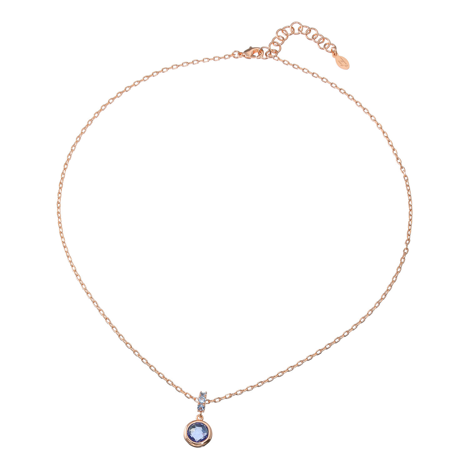 ローザリュール クリアストーン ブリオレットシェイプ ネックレス