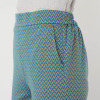 美ｓｕｓａｂｉ ニットジャガード 配色ヘリンボーン柄 ソフトフレアーパンツ