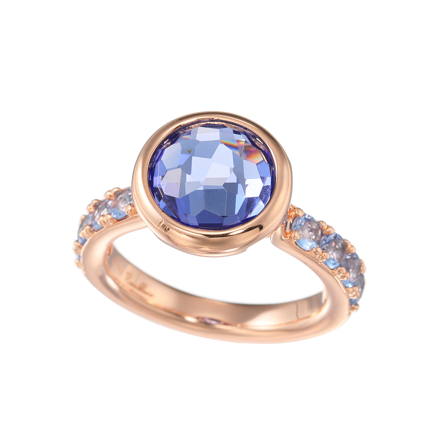 ローザリュール クリアストーン ブリオレットシェイプ リング