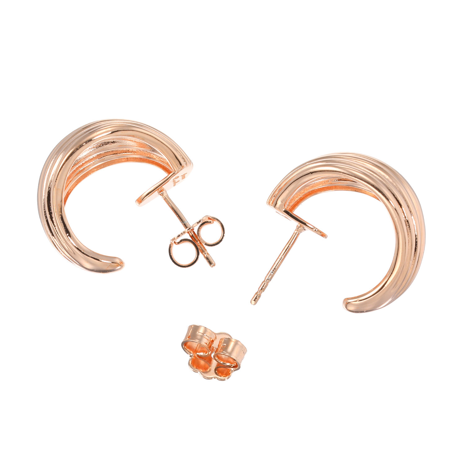 ローザリュール マルチライン ハーフフープピアス