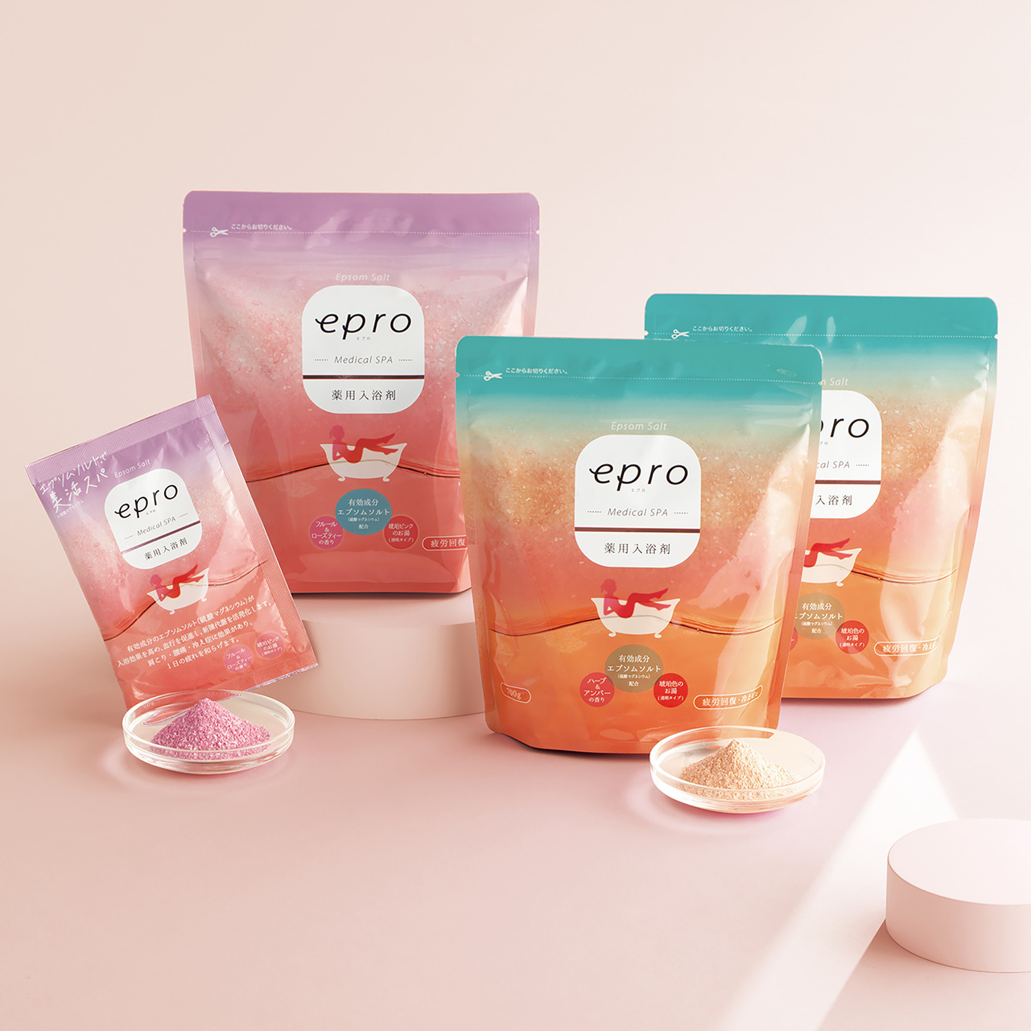 エプソムソルト配合！ 薬用入浴剤エプロＡ３＆ 薬用入浴剤エプロＦ 特別アソートセット