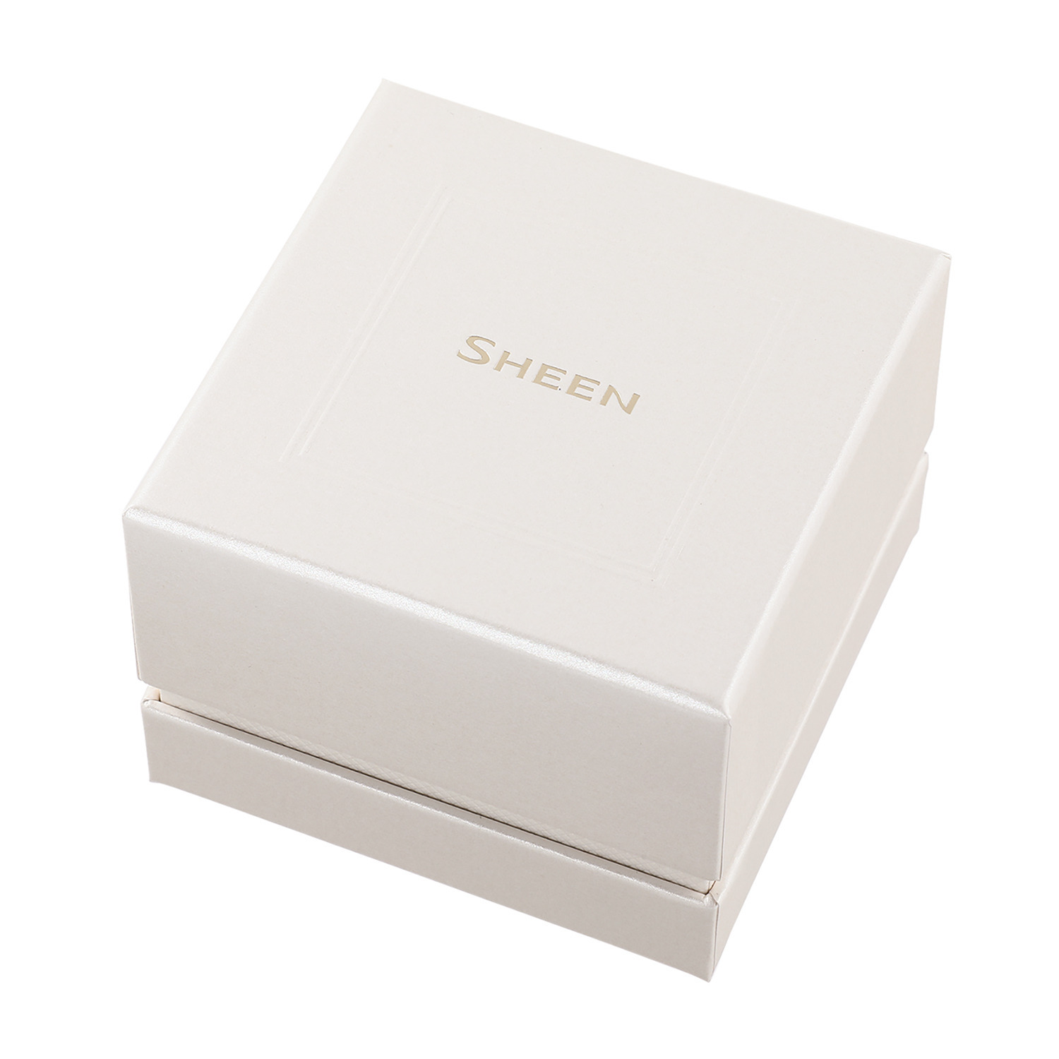 カシオ ＳＨＥＥＮ（シーン） ラウンドフェイス レザーバンド レディース 電波ソーラー腕時計 ＳＨＷ−５３００