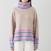 クリン　ヨシキ マルチカラーボーダー ニットプルオーバー
