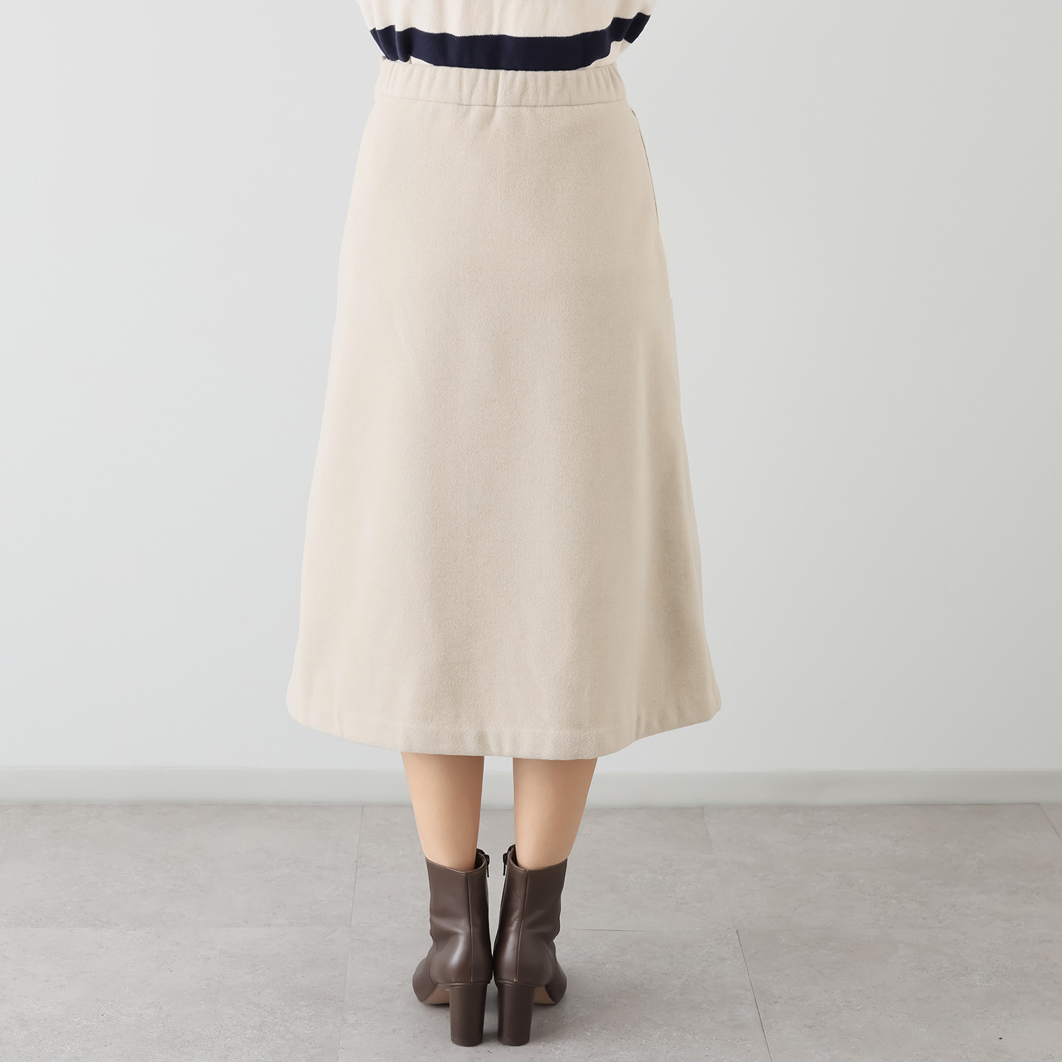 クリン　ヨシキ モッサ起毛 Ａラインスカート