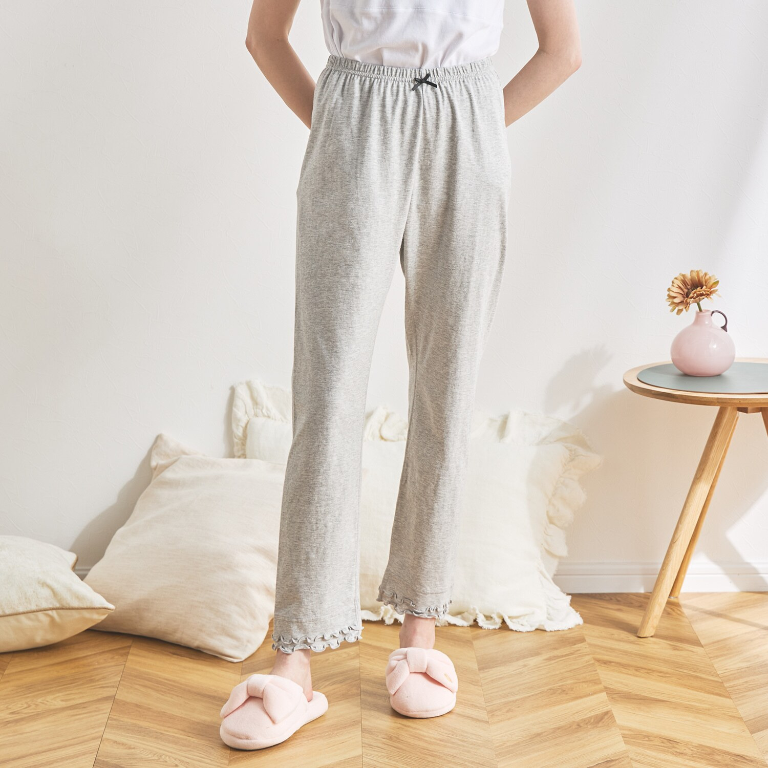 ナルエー コットン１００％ 天竺レギンス