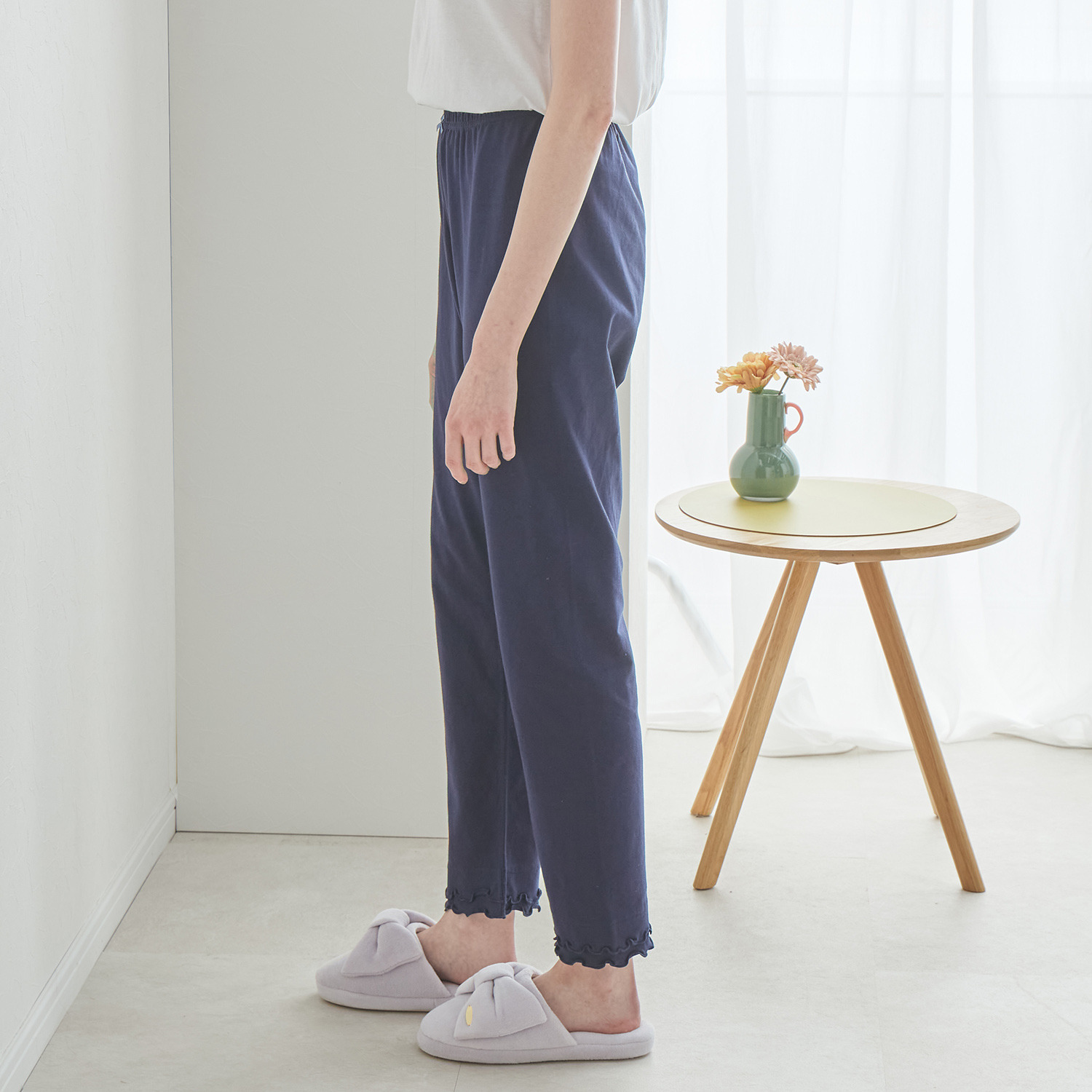 ナルエー コットン１００％ 天竺レギンス