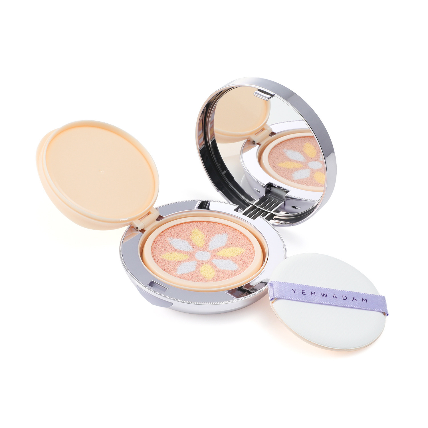 ザ　フェイスショップ 独自のカラーバランス採用 メイク効果で透明感と ツヤ美肌を演出！ イェファダム ブライトアップクッション ＤＸ ２個分特別セット