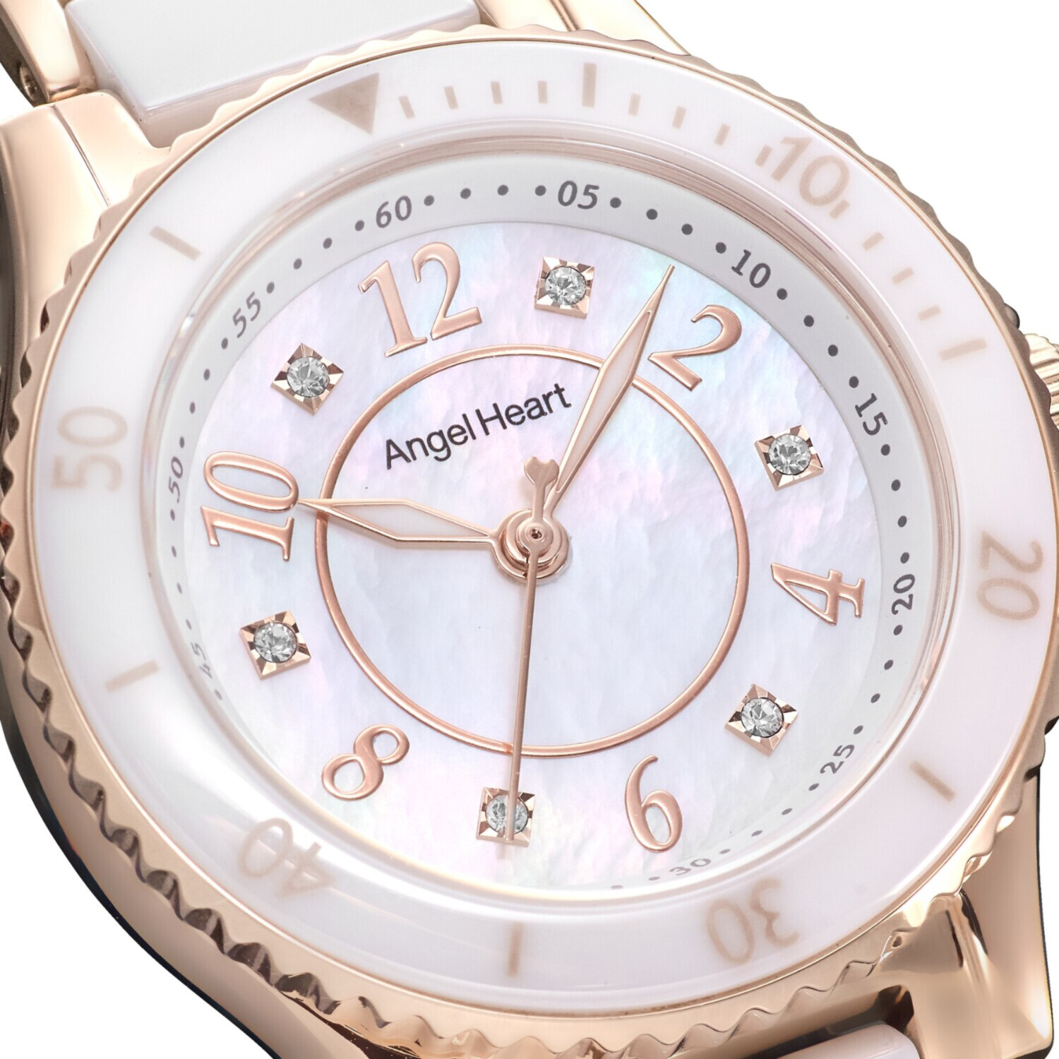 エンジェルハート ラブスポーツ ラウンドフェイス ソーラーウォッチ ＜ピンクゴールドカラー＞