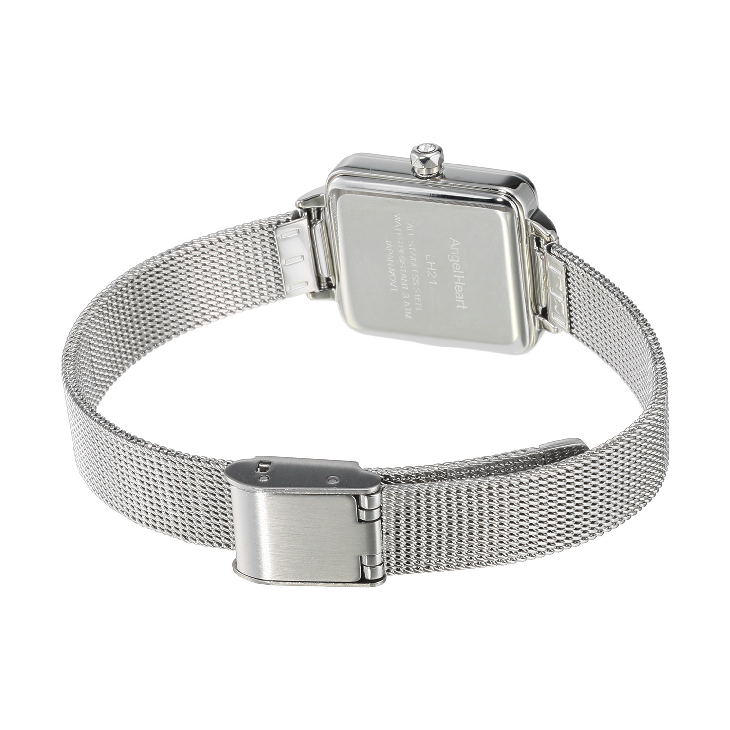 エンジェルハート リトルハート スクエアフェイスウォッチ ＜シルバーカラー＞