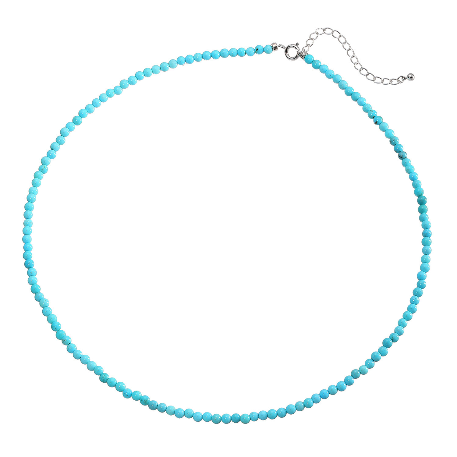 ミケランジェロ アリゾナ産ターコイズ シンプルネックレス