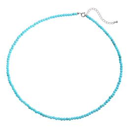 ミケランジェロ アリゾナ産ターコイズ シンプルネックレス