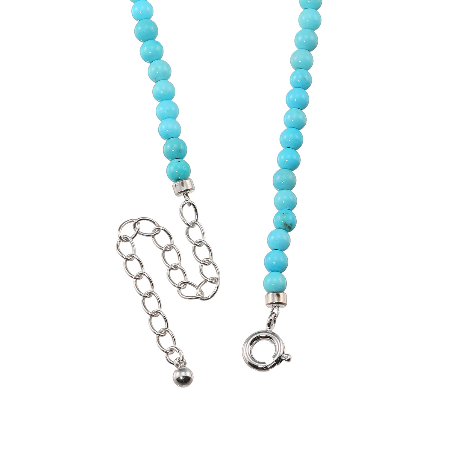 ミケランジェロ アリゾナ産ターコイズ シンプルネックレス