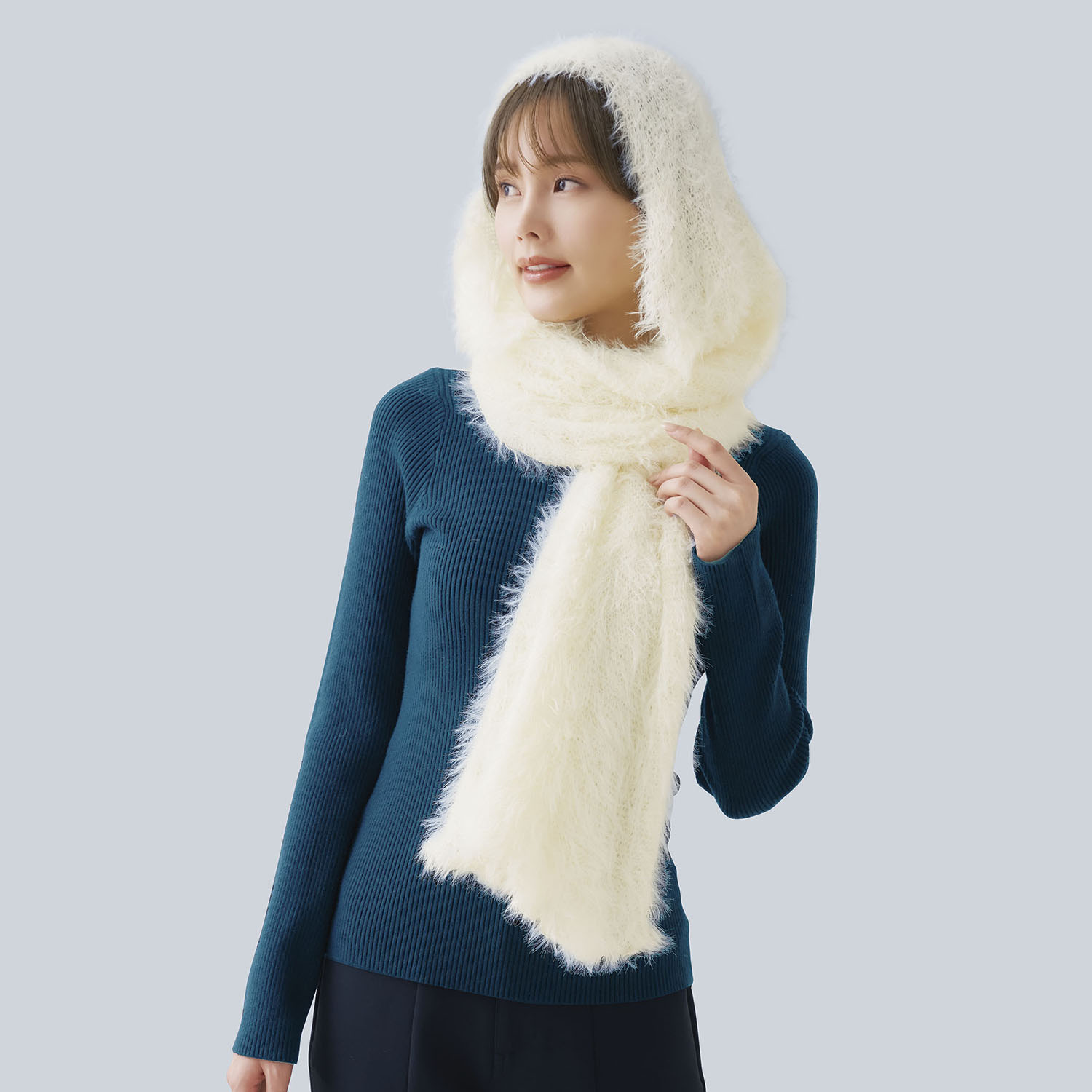 ６ｗａｙ仕様の使える おしゃれな冬の相棒 Ｍｉｒａｃｌｅ　Ｂｏａ マルチストール