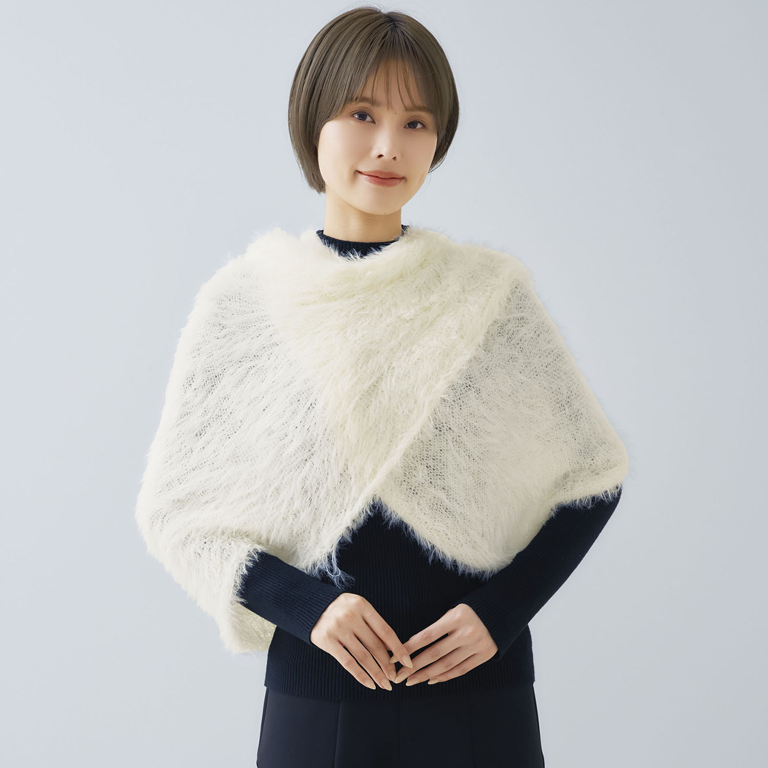 ６ｗａｙ仕様の使える おしゃれな冬の相棒 Ｍｉｒａｃｌｅ　Ｂｏａ マルチストール