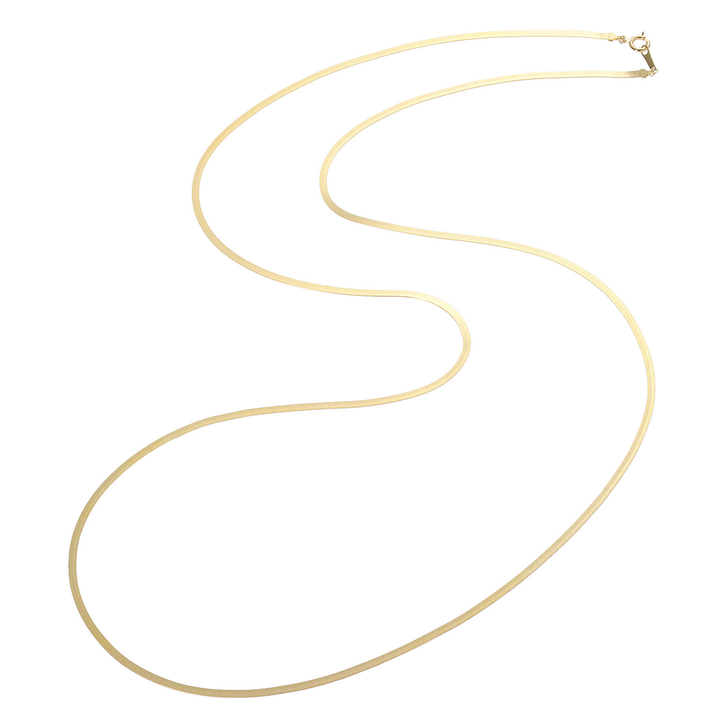 響美 １８Ｋ ビロードチェーン ロングネックレス