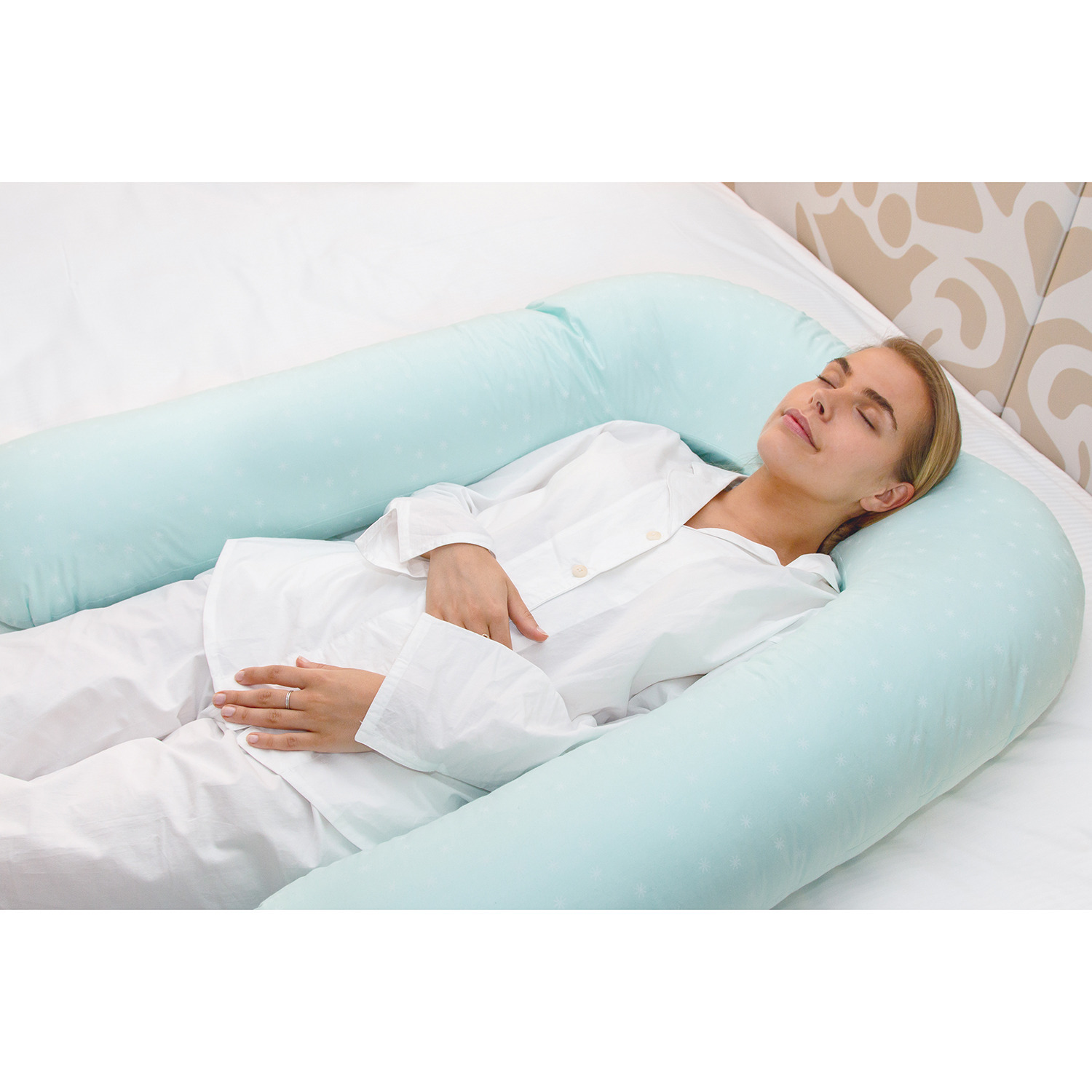 デンマーク発！ フォスフレイクス 全身サポートの抱き枕 コンフォートユー＆ テンセルカバー特別セット