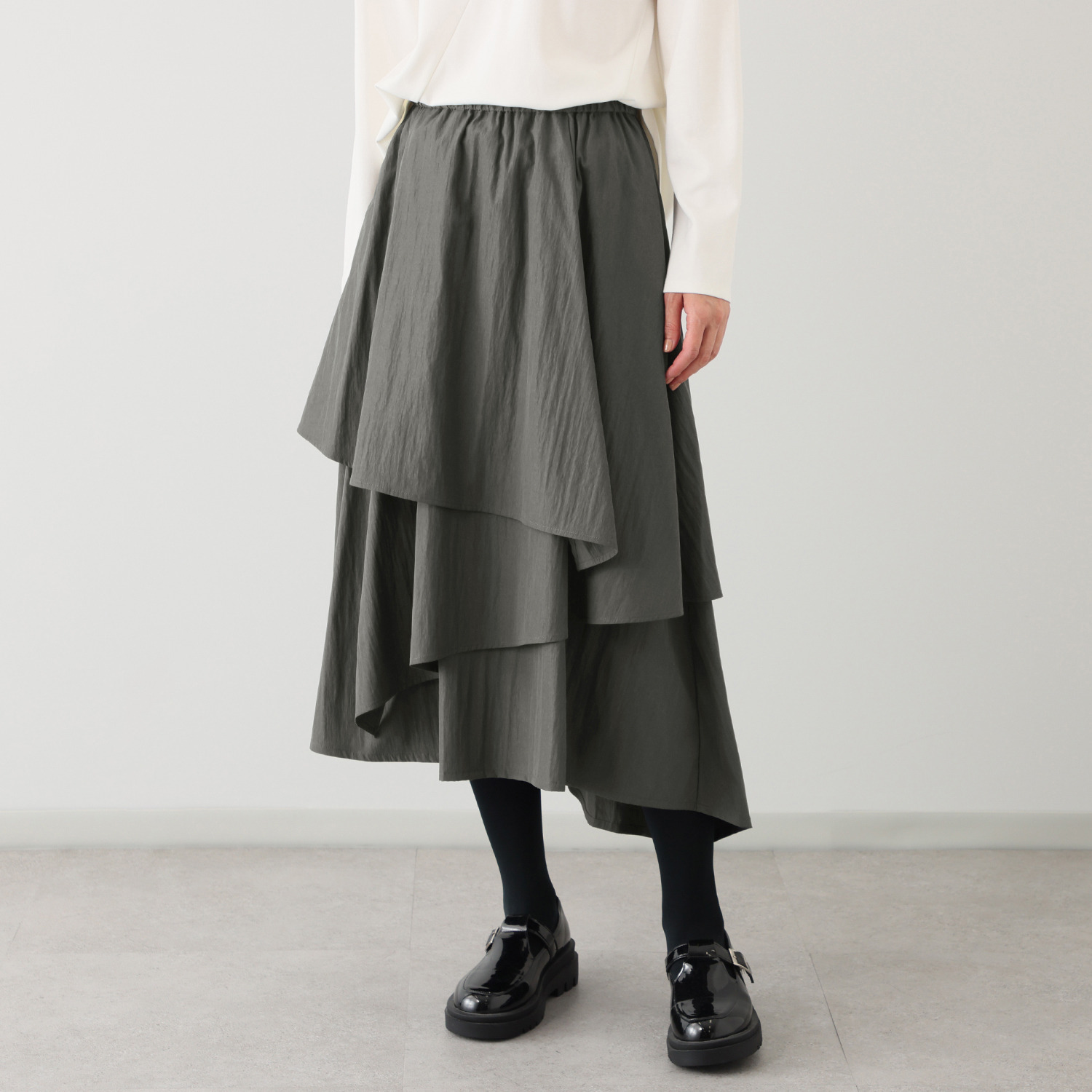 ミニマライズプラス パターンにこだわった ミニマの レイヤースカート