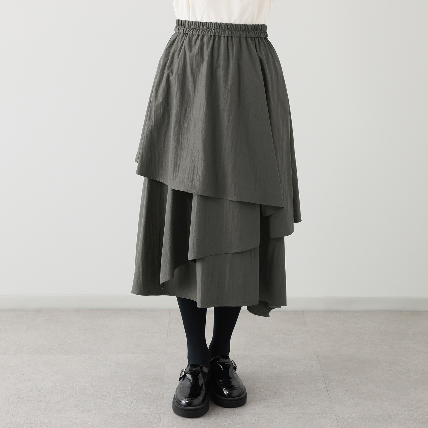 ミニマライズプラス パターンにこだわった ミニマの レイヤースカート