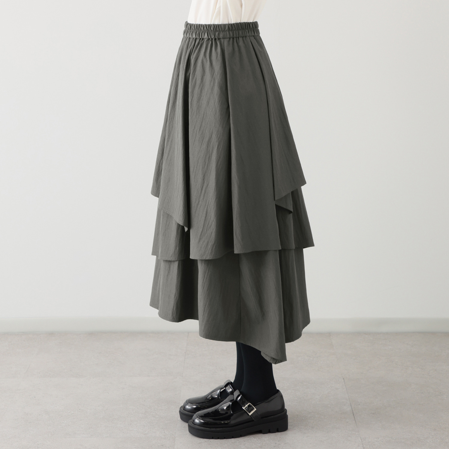 ミニマライズプラス パターンにこだわった ミニマの レイヤースカート