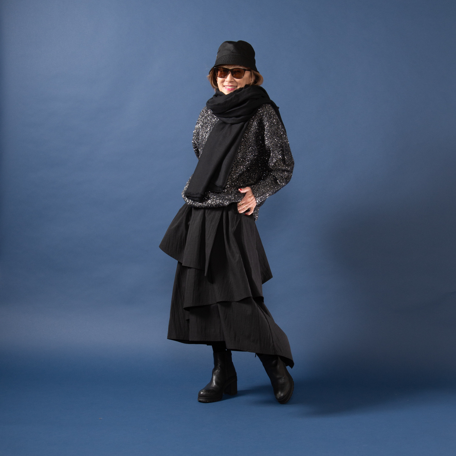 ミニマライズプラス パターンにこだわった ミニマの レイヤースカート