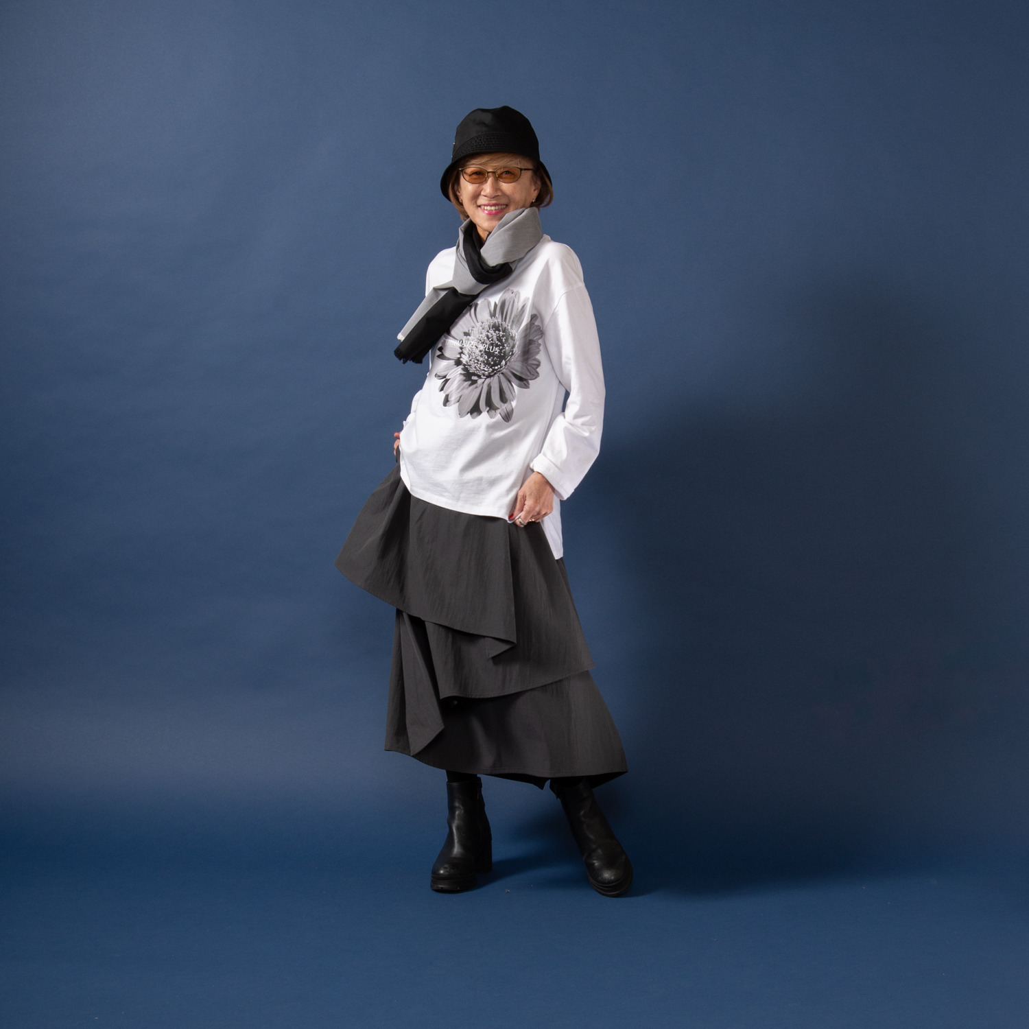 ミニマライズプラス パターンにこだわった ミニマの レイヤースカート