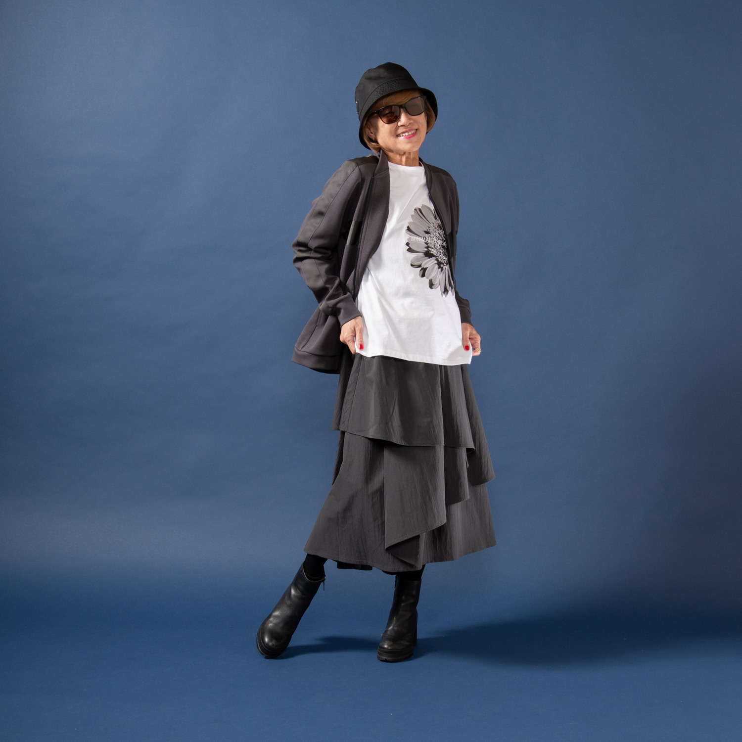 ミニマライズプラス パターンにこだわった ミニマの レイヤースカート