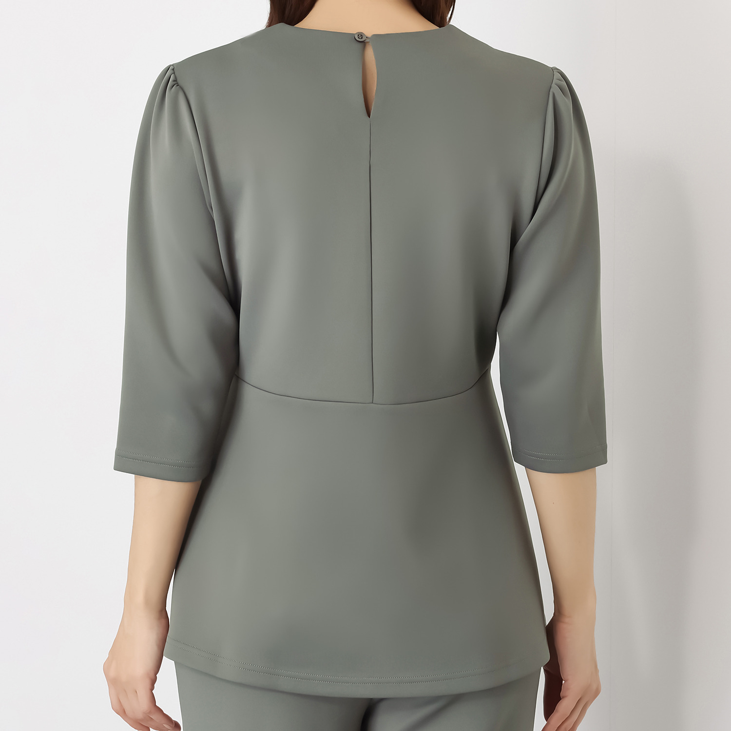 マンスリートライミー 着回し抜群 きれいシルエット トップス＆パンツセット