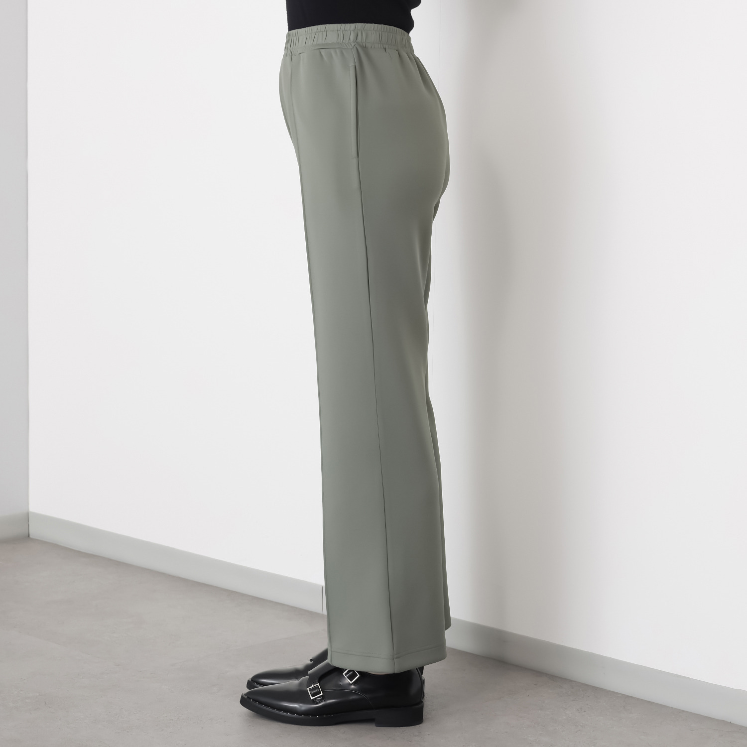 マンスリートライミー 着回し抜群 きれいシルエット トップス＆パンツセット