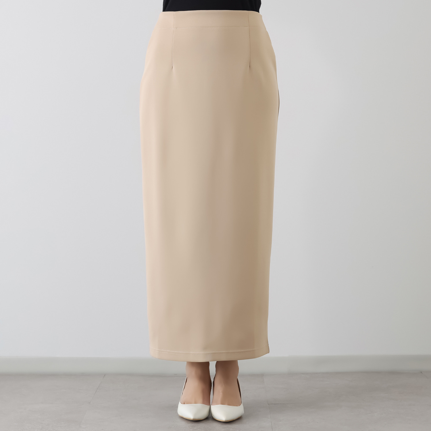 マンスリートライミー 着回し抜群 体形カバートップス＆ すっきりスカートセット