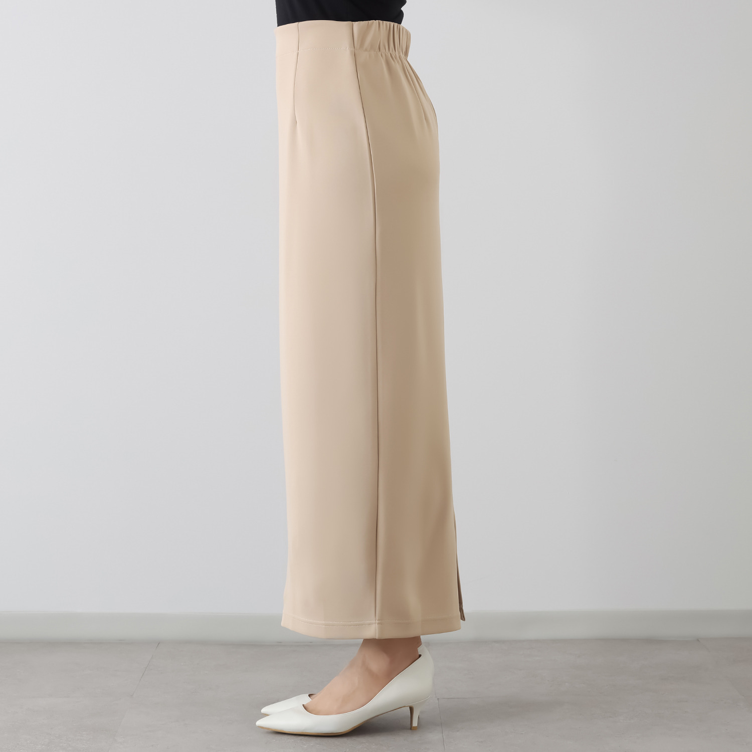 マンスリートライミー 着回し抜群 体形カバートップス＆ すっきりスカートセット