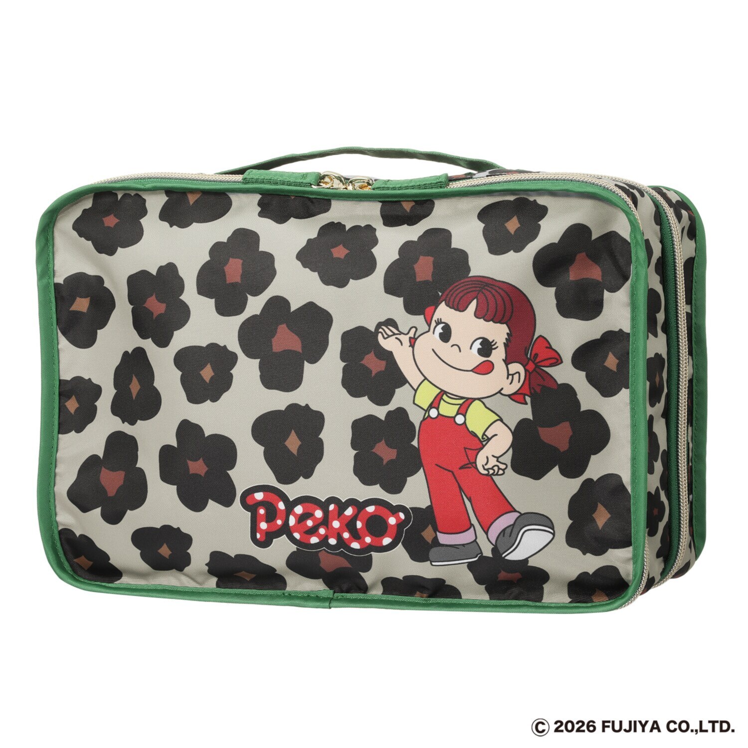 ペコちゃん 二層式トラベル収納ポーチ