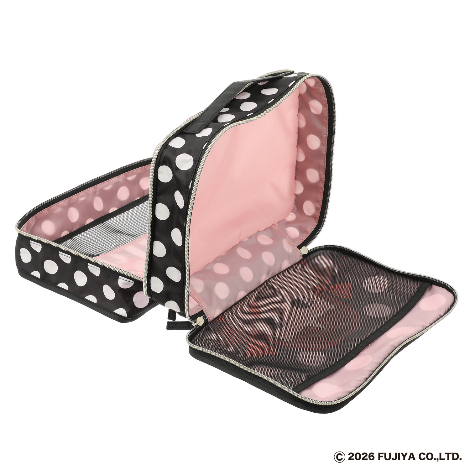 ペコちゃん 二層式トラベル収納ポーチ