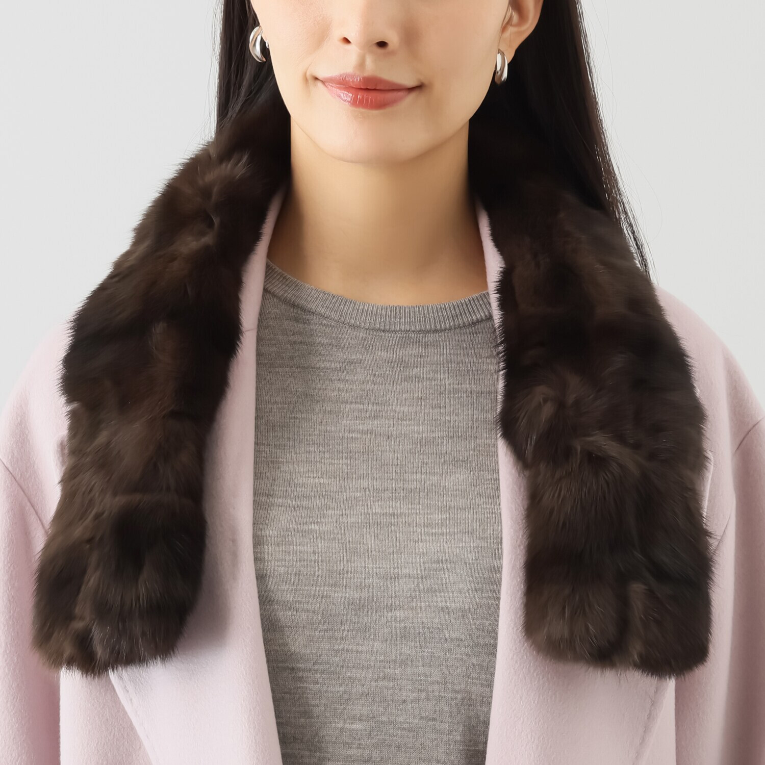 ロシアンセーブル ダブルカラー