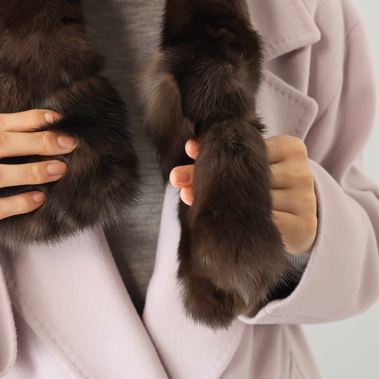 ロシアンセーブル ダブルカラー