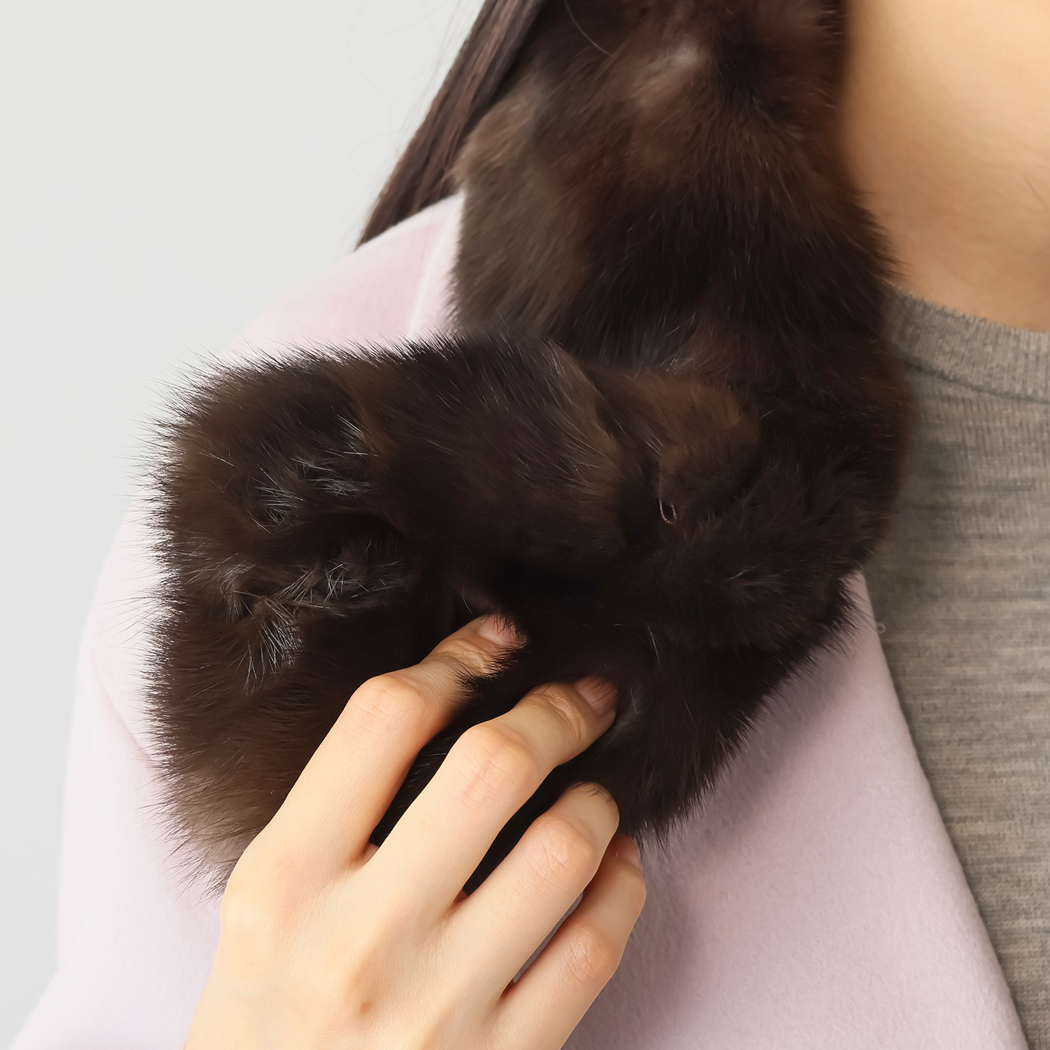 ロシアンセーブル ダブルカラー