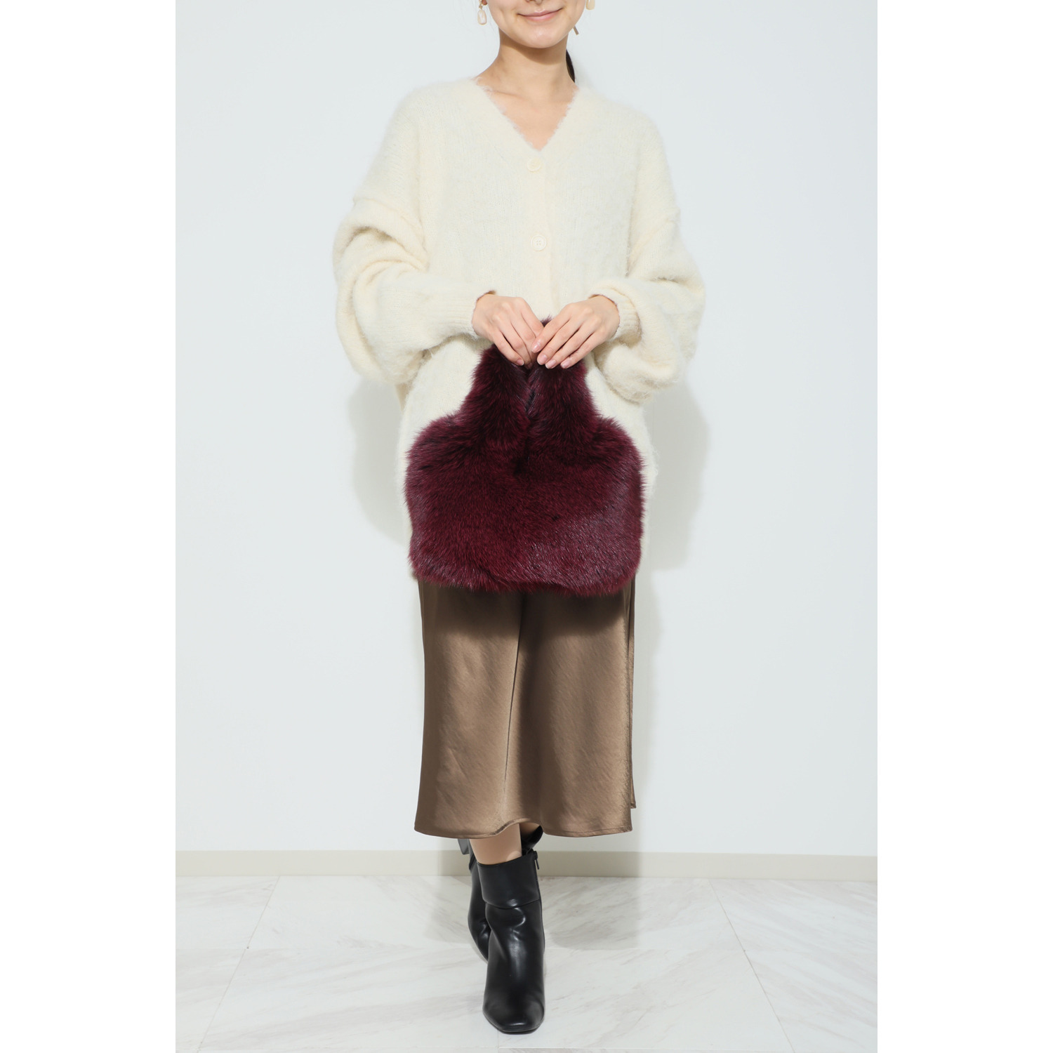 日本製 ＳＡＧＡ ブルーフォックス フルスキンバッグ