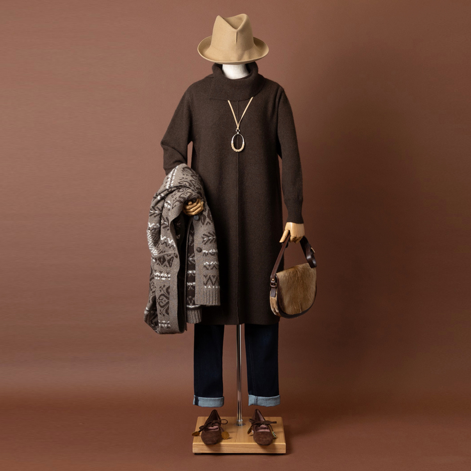 ネイチャーズ 無染色ヤク オフタートル ワンピース