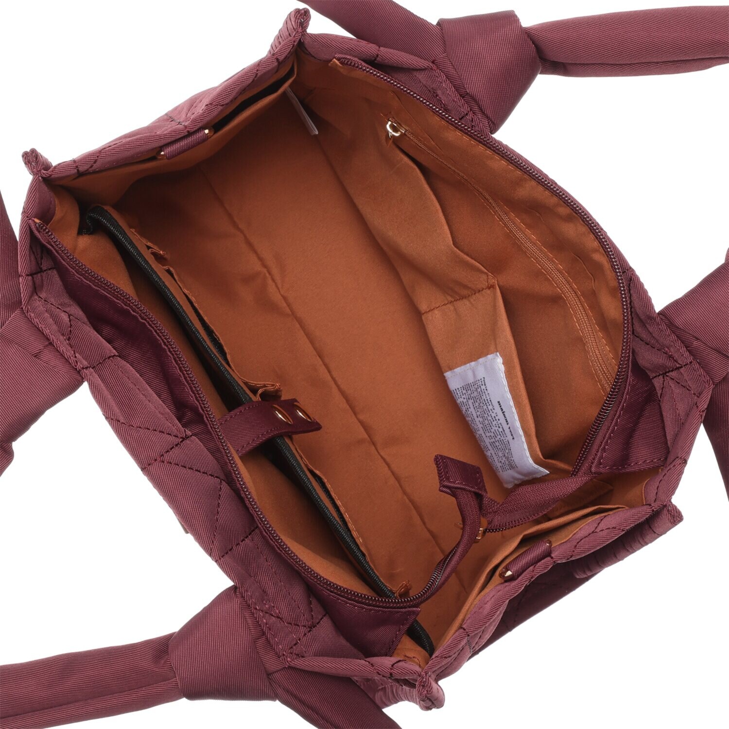 メゾンヴェール はっ水ナイロン リボンハンドル ＭＶキルティング ２ウェイトートバッグ ＜ポーチ付＞