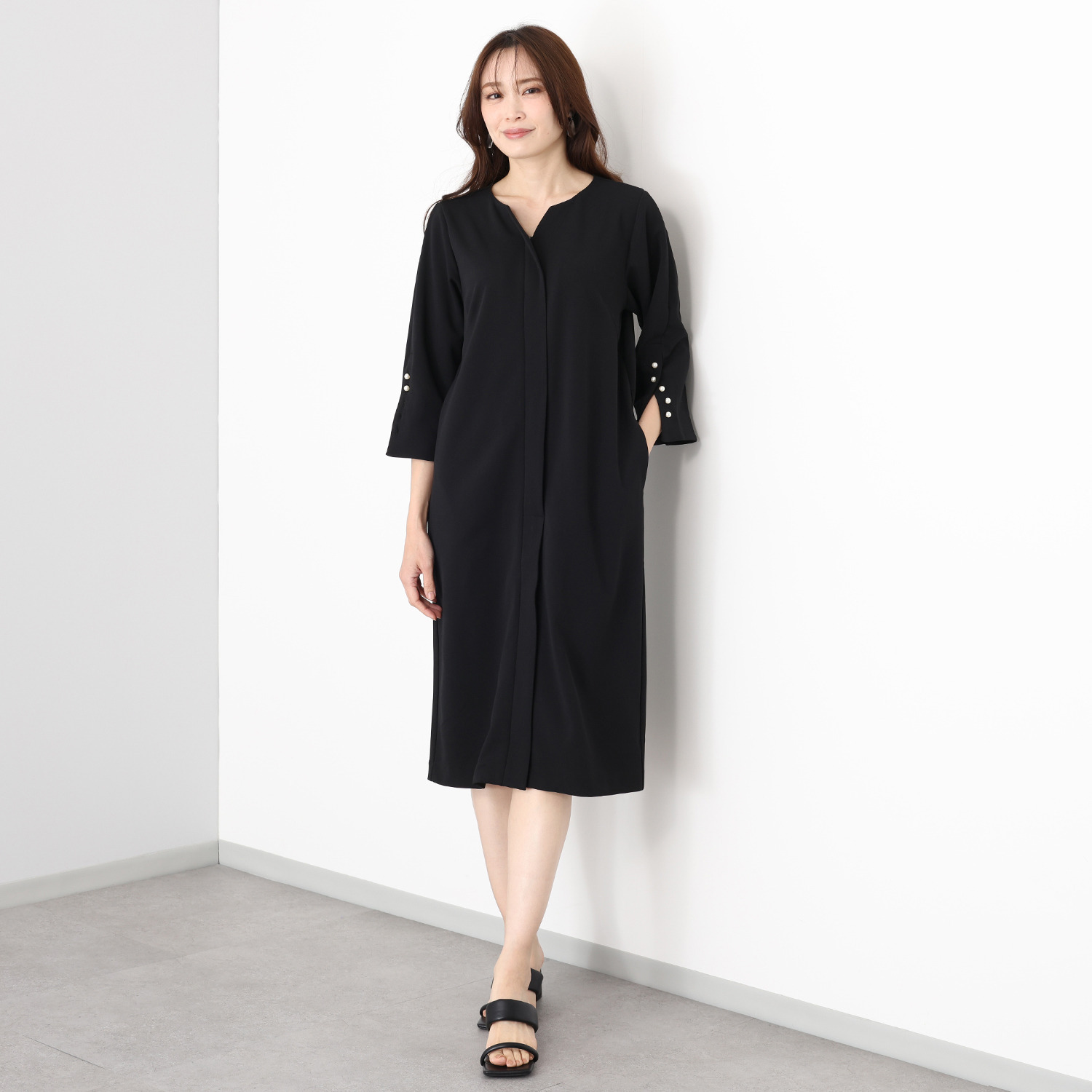 ベラデッソグラツィア カットジョーゼット ワンピース