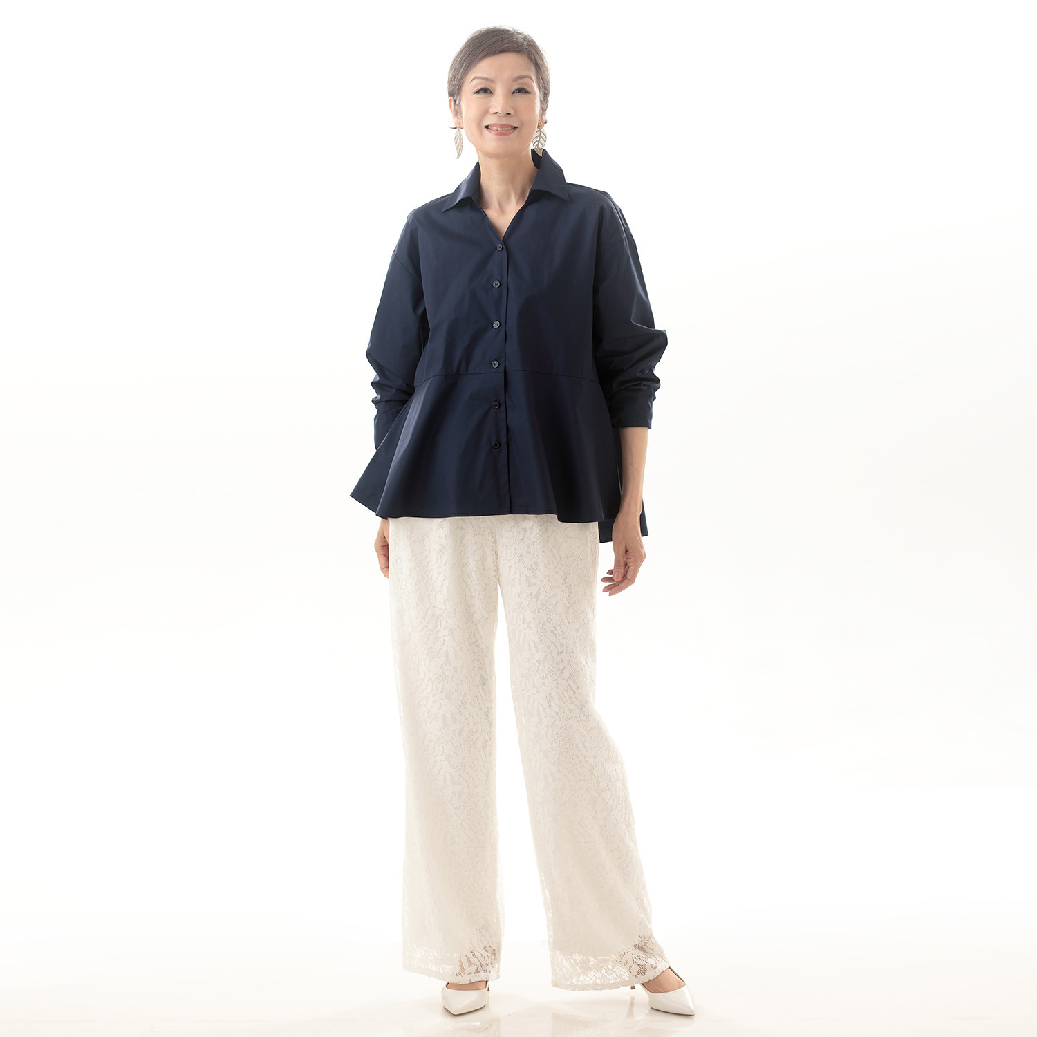 ベラデッソグラツィア フレアーシャツブラウス