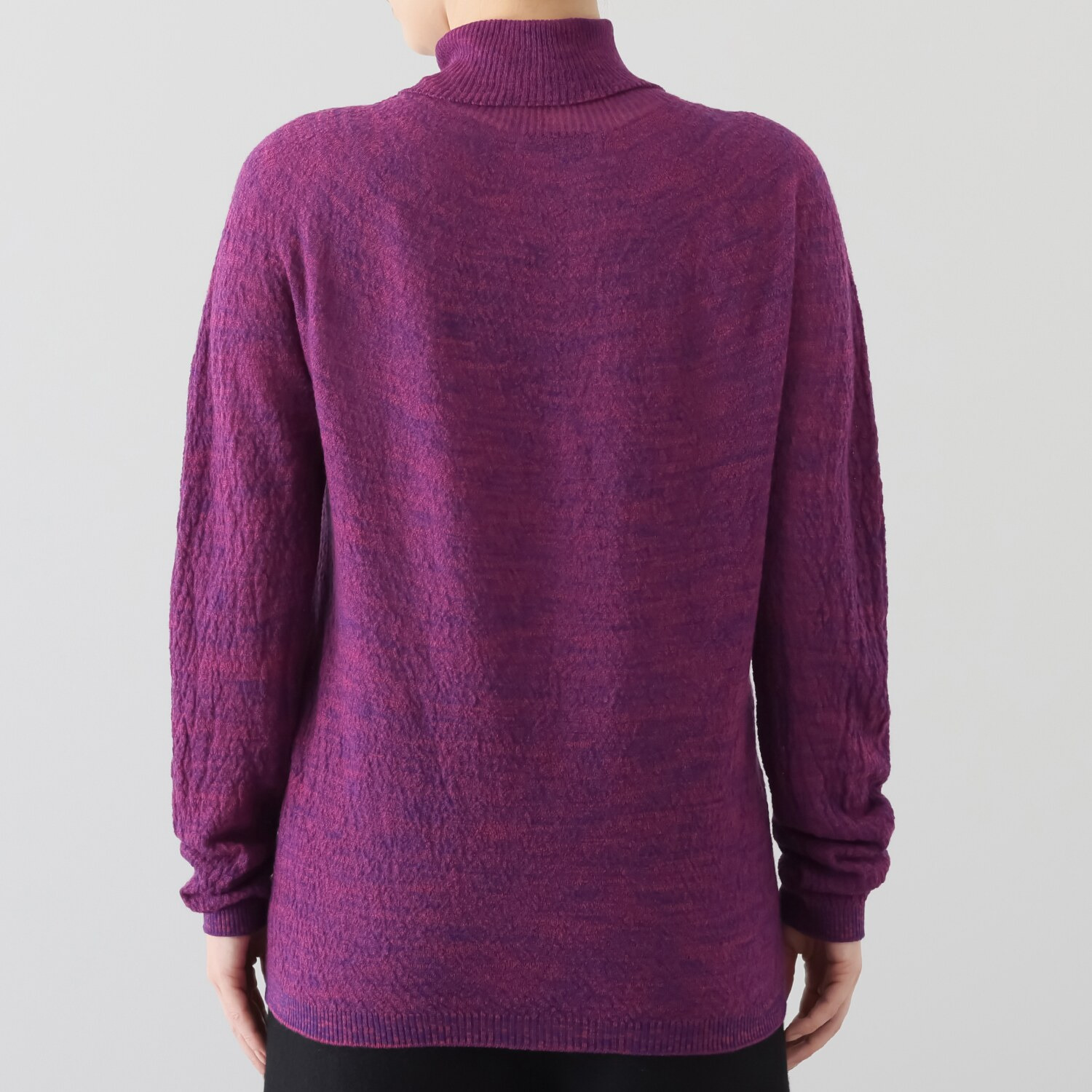 イイネス ウール タートルネック プルオーバー