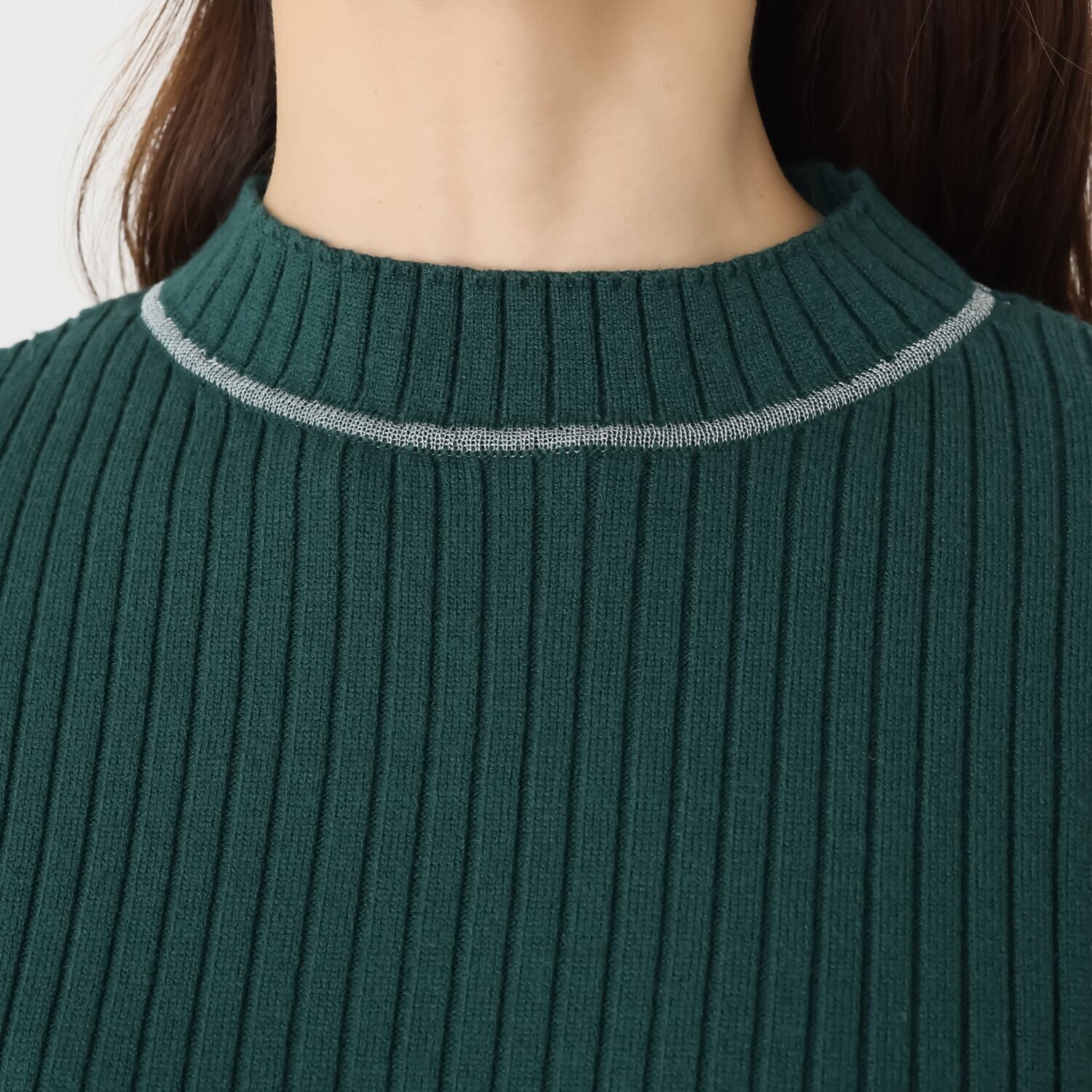 コモエリークローゼット カラーブロック ニットプルオーバー