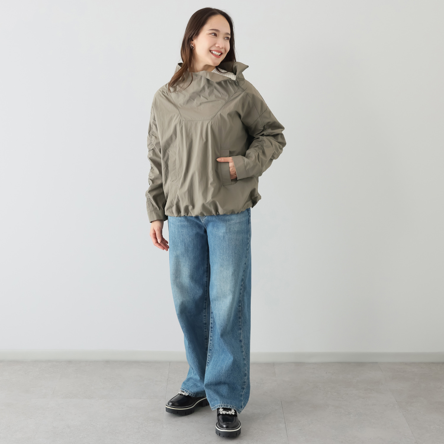 コモエリークローゼット ゆるネックが揺れる リラックストップス